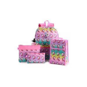 NEW Unicorn Girls Print Backpack 6-Piece Set